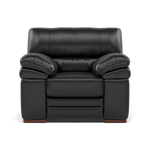 Gino Armchair - Armchair Cat 55 Armchairs Sterling Home 3 Cat-55/72 New Club Dark Grey Wooden Feet