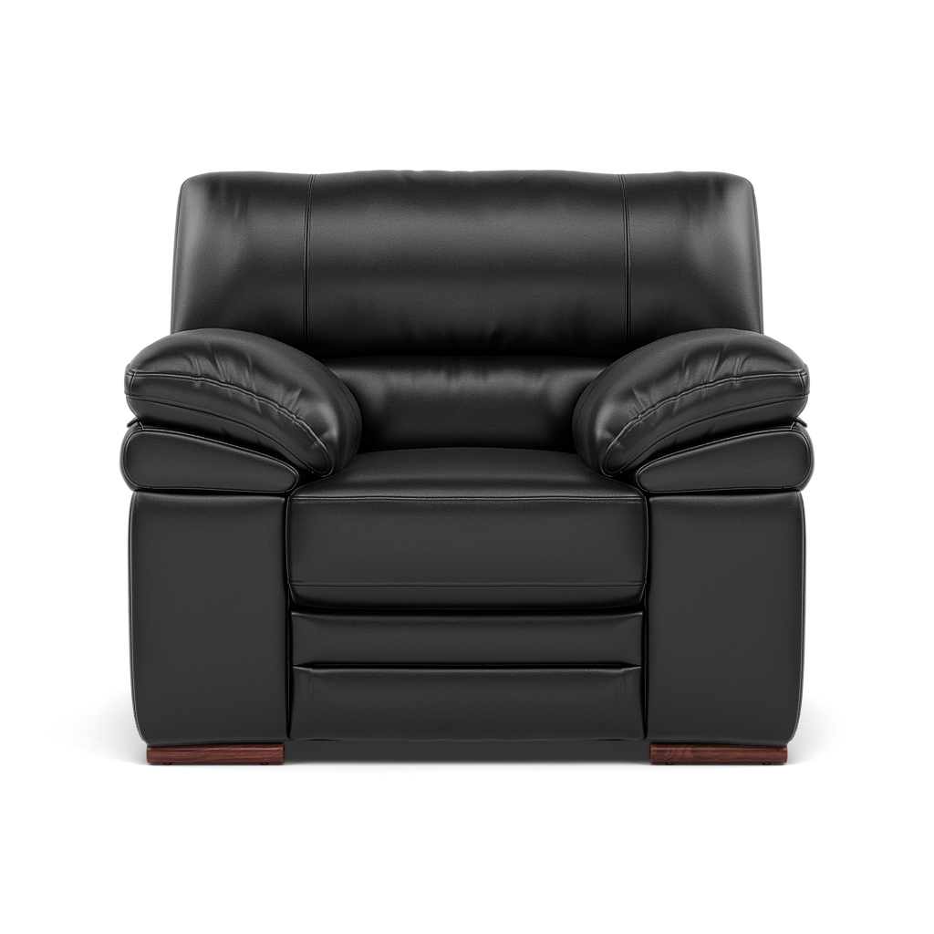 Gino Armchair - Armchair Cat 55 Armchairs Sterling Home 3 Cat-55/72 New Club Dark Grey Wooden Feet