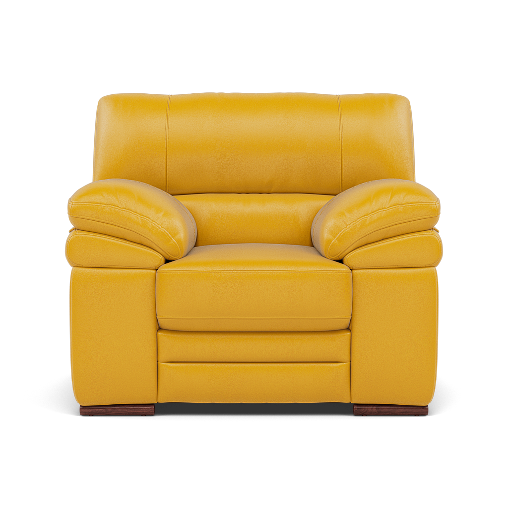 Gino Armchair - Armchair Cat 60 Sterling Home 10 Cat-60/10 Montana Sunburst Wooden Feet