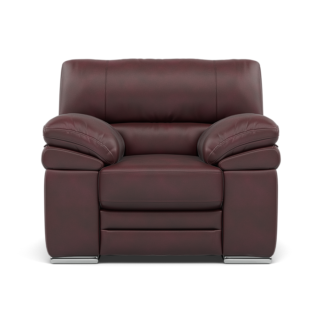 Gino Armchair - Armchair Cat 60 Sterling Home 13 Cat-60/15 Montana Ruby Metal Feet