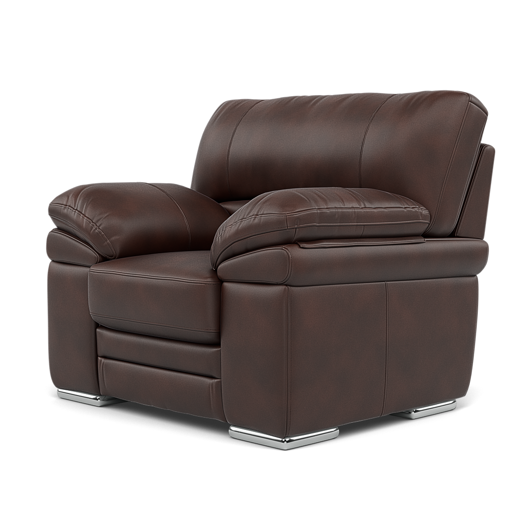 Gino Armchair - Armchair Cat 60 — Cat-60/08 Montana Chocolate / Metal Feet, gallery image 3