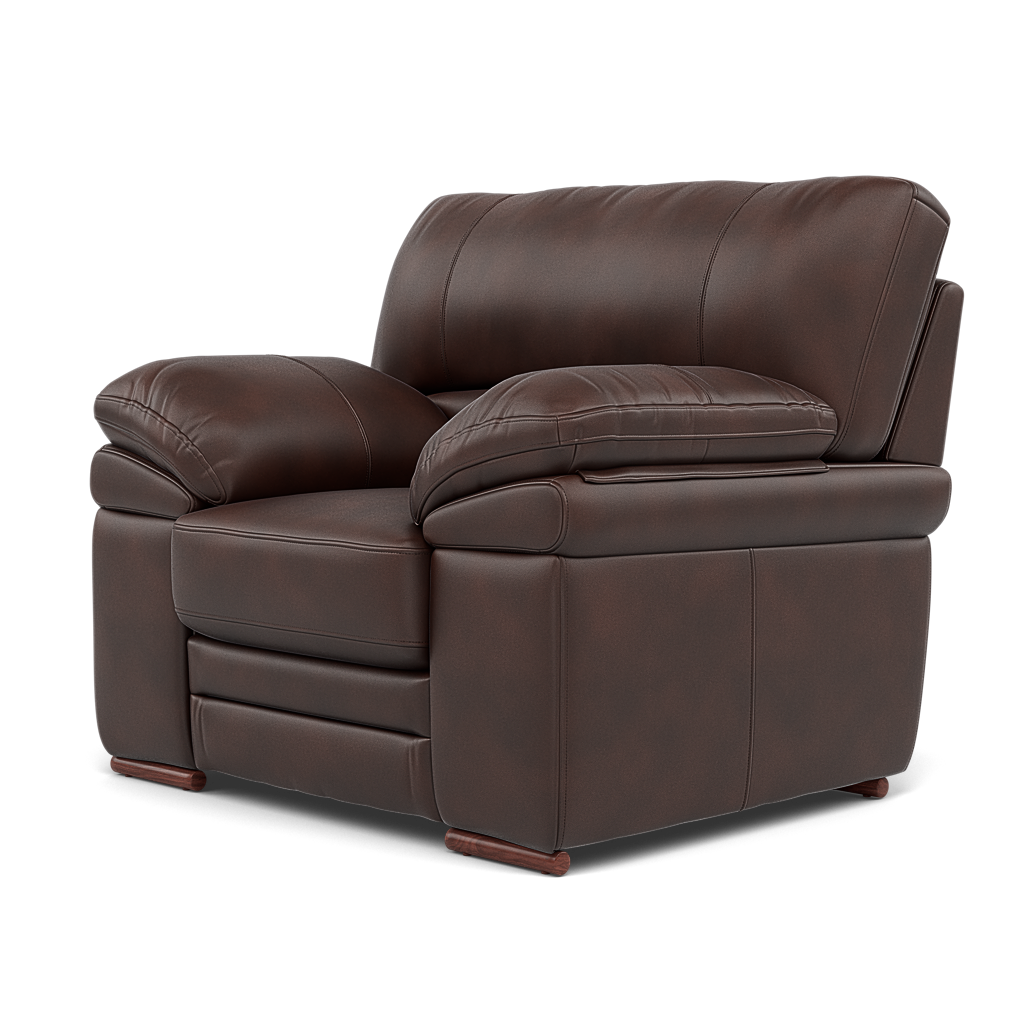 Gino Armchair - Armchair Cat 60 — Cat-60/08 Montana Chocolate / Wooden Feet, gallery image 3