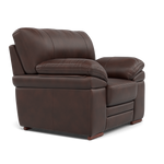 Gino Armchair - Armchair Cat 60 — Cat-60/08 Montana Chocolate / Wooden Feet, gallery image 1