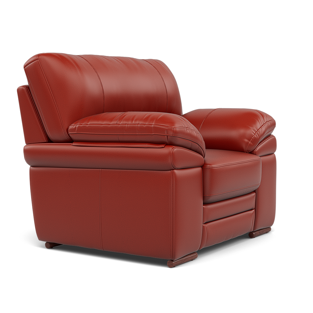 Gino Armchair - Armchair Cat 60 — Cat-60/11 Montana Flame / Wooden Feet, gallery image 1