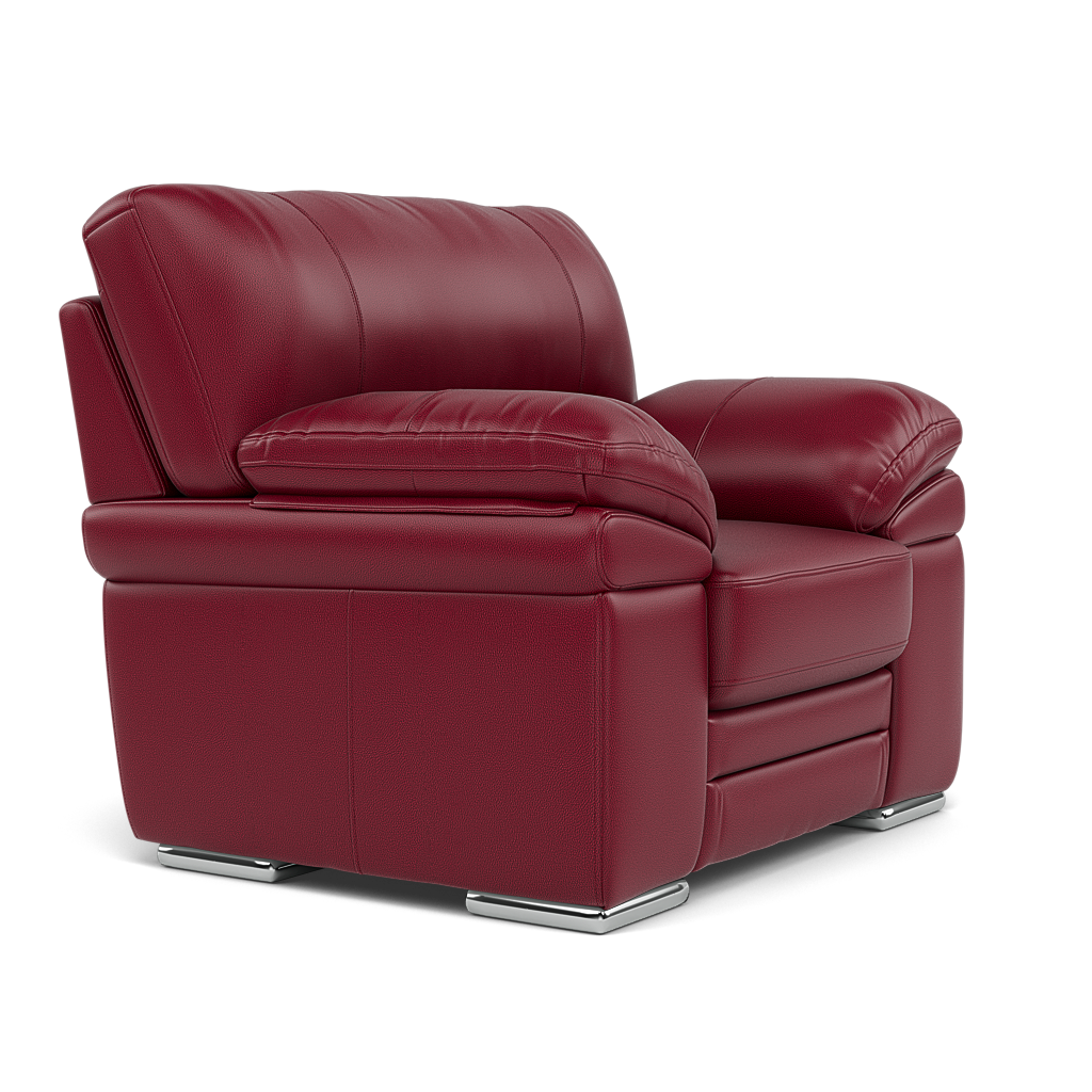 Gino Armchair - Armchair Cat 60 — Cat-60/13 Montana Cranberry / Metal Feet, gallery image 1