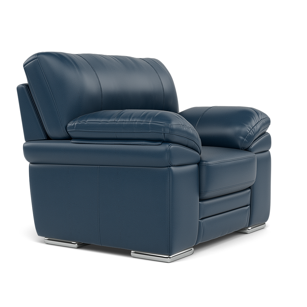 Gino Armchair - Armchair Cat 60 — Cat-60/17 Montana Ocean / Metal Feet, gallery image 1