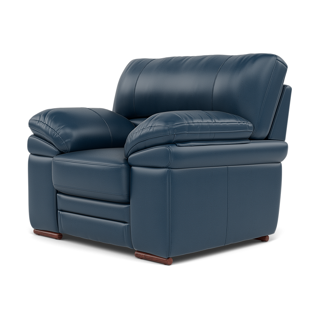Gino Armchair - Armchair Cat 60 — Cat-60/17 Montana Ocean / Wooden Feet, gallery image 3