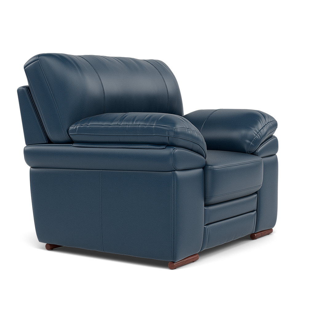 Gino Armchair - Armchair Cat 60 — Cat-60/17 Montana Ocean / Wooden Feet, gallery image 1