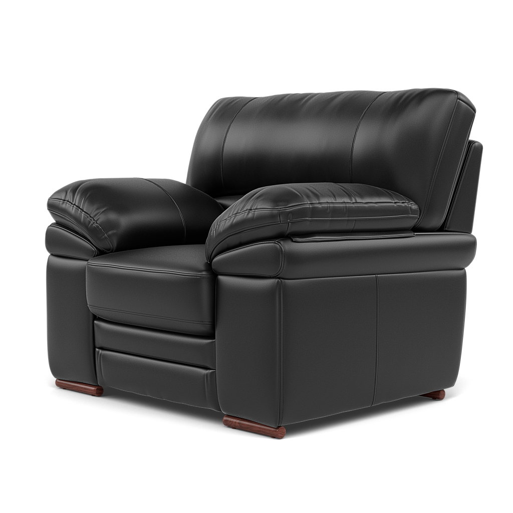 Gino Armchair - Armchair Cat 60 — Cat-60/22 Montana Jet Black / Wooden Feet, gallery image 3