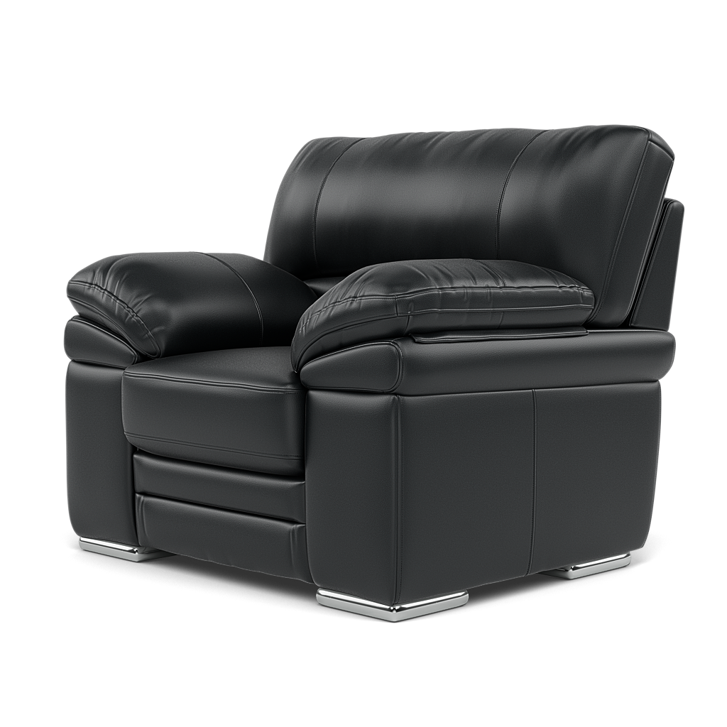 Gino Armchair - Armchair Cat 60 — Cat-60/25 Montana Charcoal / Metal Feet, gallery image 3