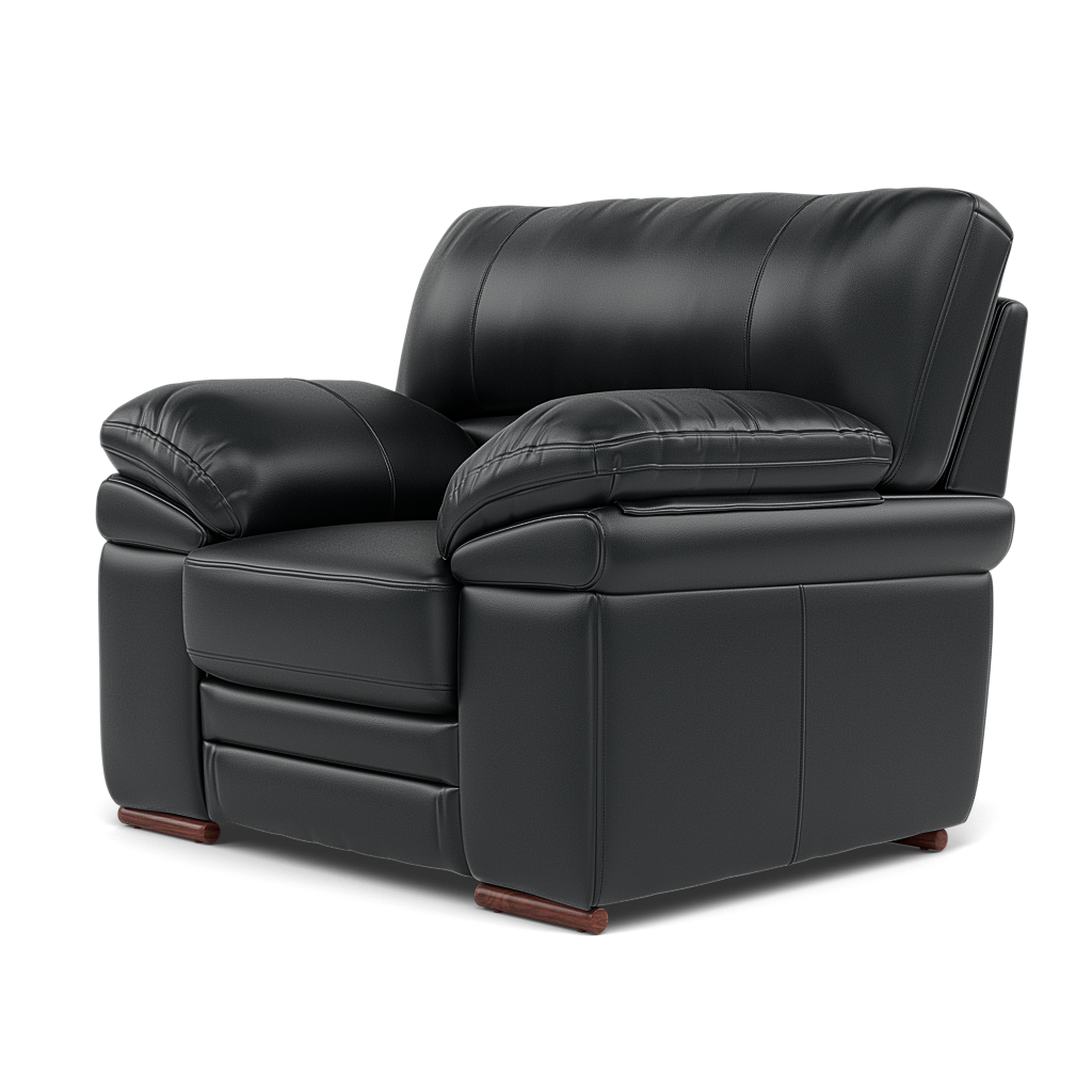 Gino Armchair - Armchair Cat 60 — Cat-60/25 Montana Charcoal / Wooden Feet, gallery image 3