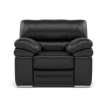 Gino Armchair - Armchair Cat 60 Sterling Home 21 Cat-60/22 Montana Jet Black Metal Feet
