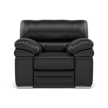 Gino Armchair - Armchair Cat 60 Sterling Home 21 Cat-60/22 Montana Jet Black Metal Feet