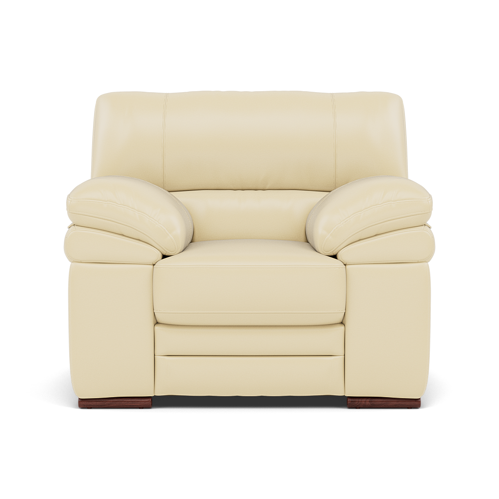 Gino Armchair - Armchair Cat 60 Sterling Home 2 Cat-60/02 Montana Cool Cream Wooden Feet