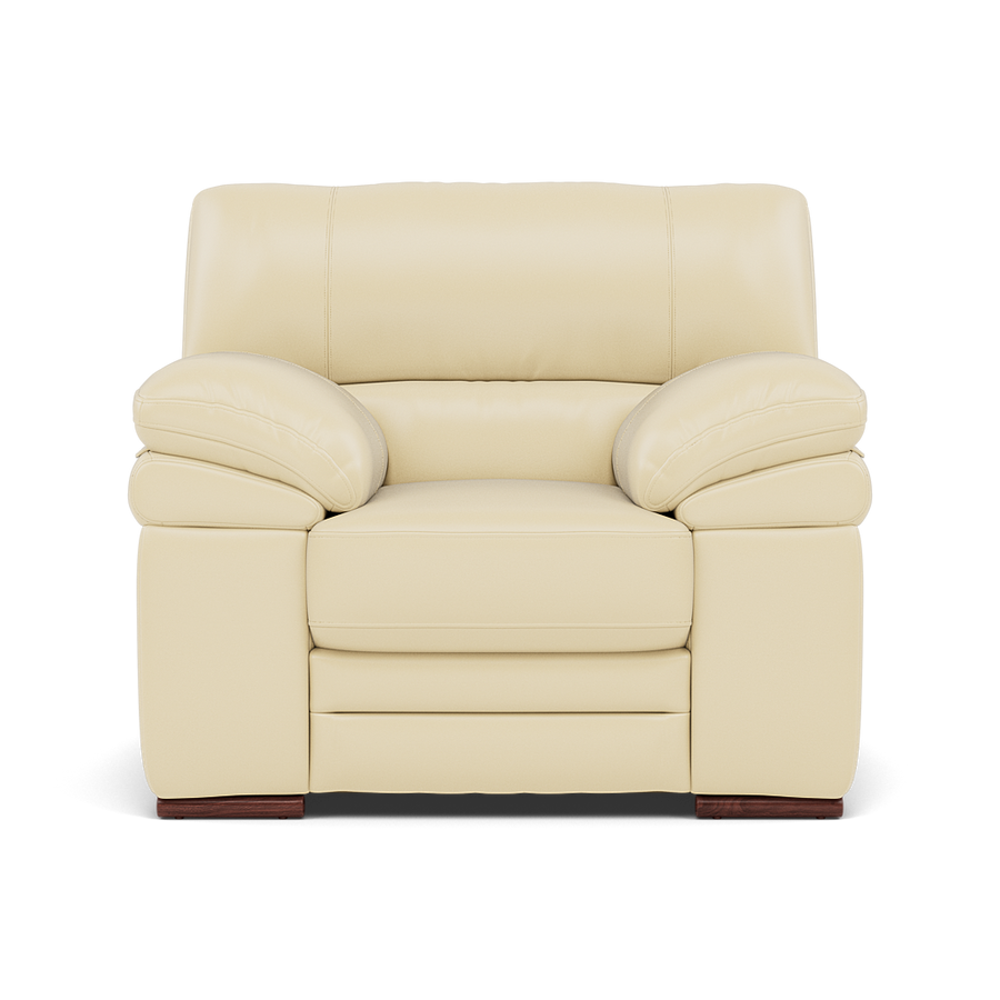 Gino Armchair - Armchair Cat 60 Sterling Home 2 Cat-60/02 Montana Cool Cream Wooden Feet