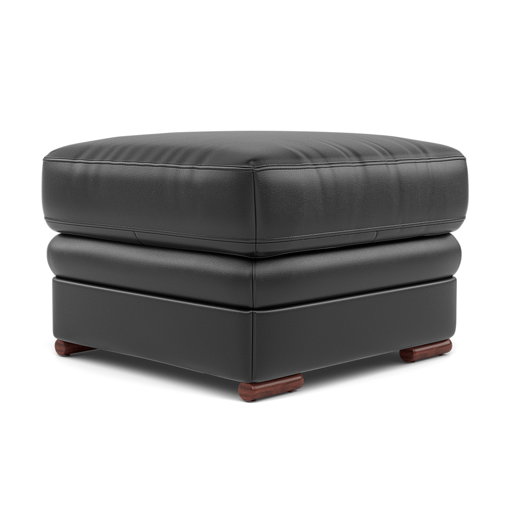 Gino Footstool - Footstool Cat 55 — Cat-55/72 New Club Dark Grey / Wooden Feet, gallery image 3