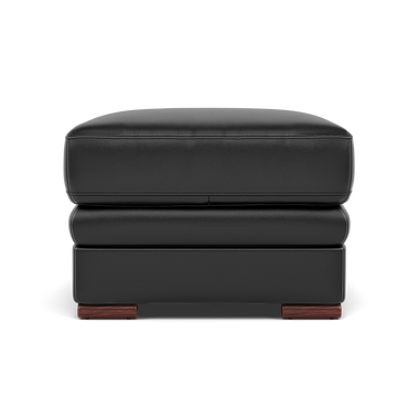 Gino Footstool - Footstool Cat 55 Footstools Sterling Home 3 Cat-55/72 New Club Dark Grey Wooden Feet