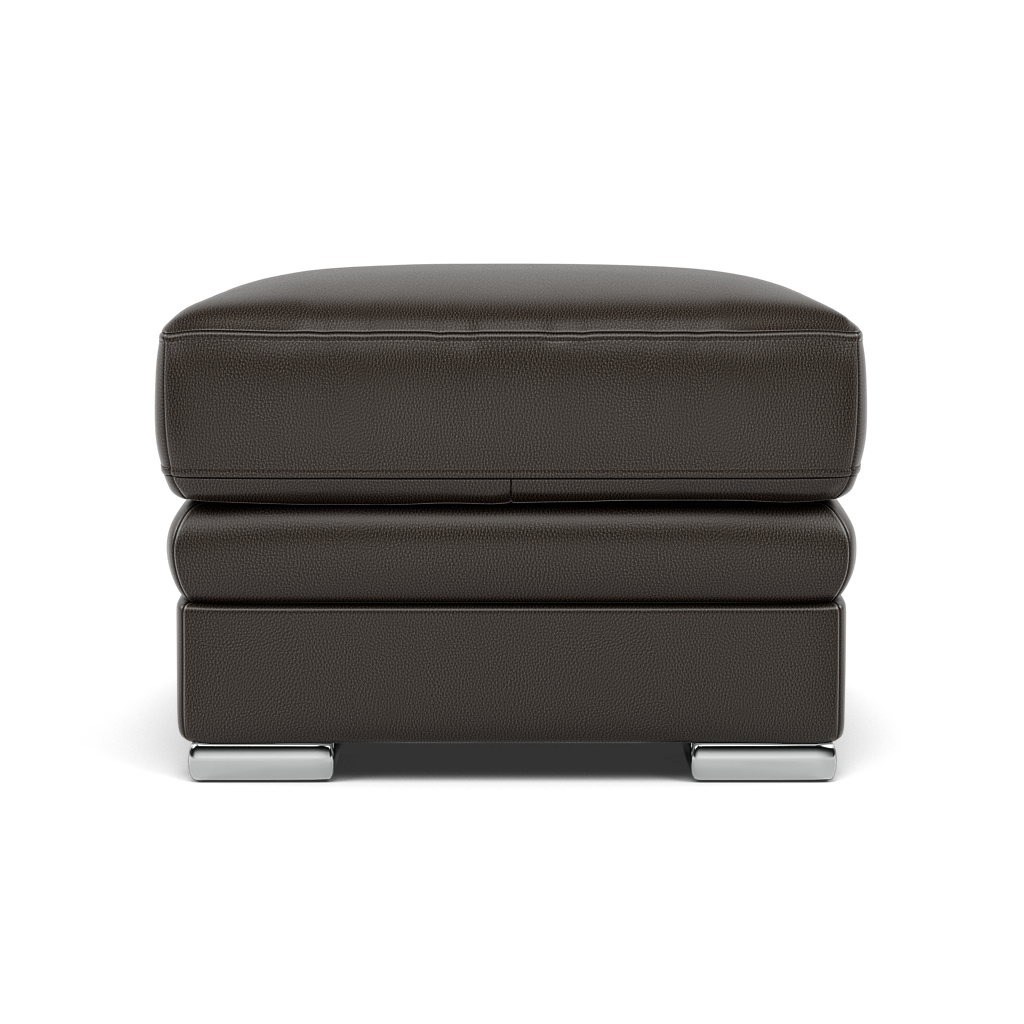 Gino Footstool - Footstool Cat 60 Sterling Home 19 Cat-60/21 Montana Storm Metal Feet