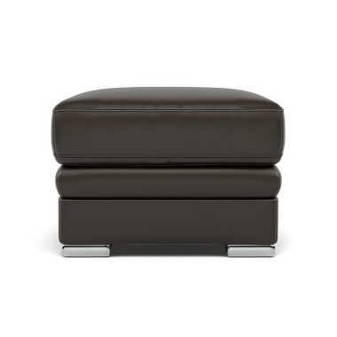 Gino Footstool - Footstool Cat 60 Sterling Home 19 Cat-60/21 Montana Storm Metal Feet