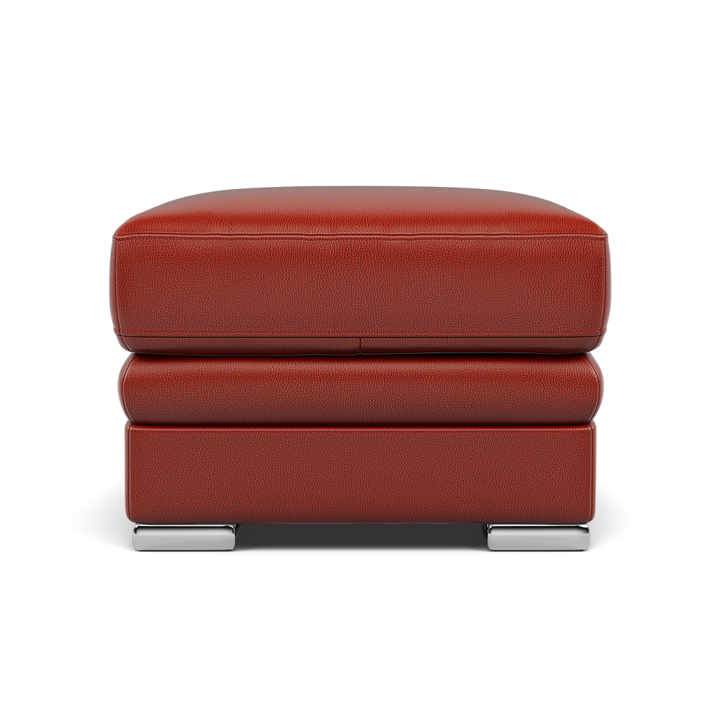 Gino Footstool - Footstool Cat 60 Sterling Home 11 Cat-60/11 Montana Flame Metal Feet