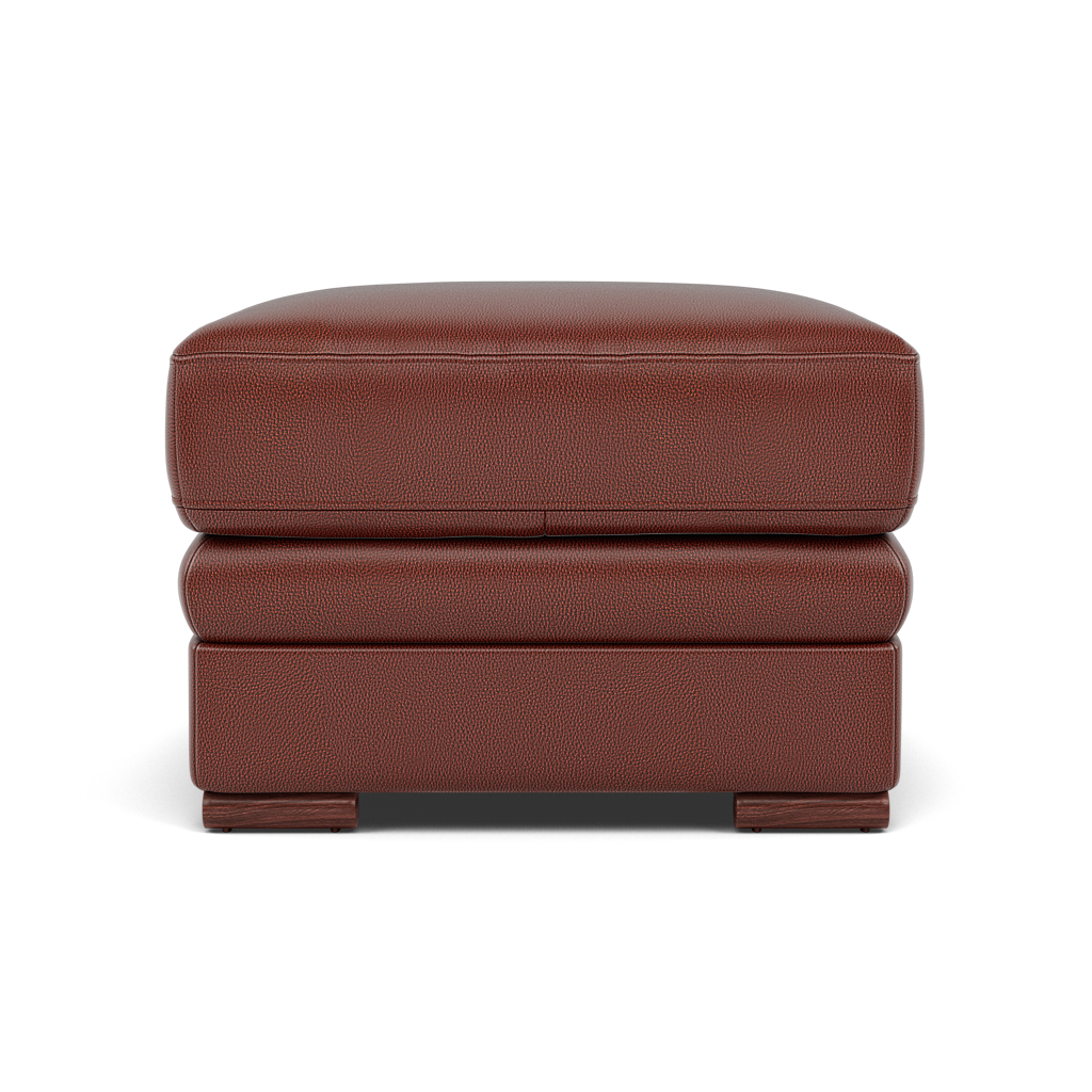 Gino Footstool - Footstool Cat 60 Sterling Home 8 Cat-60/07 Montana Butterscotch Wooden Feet