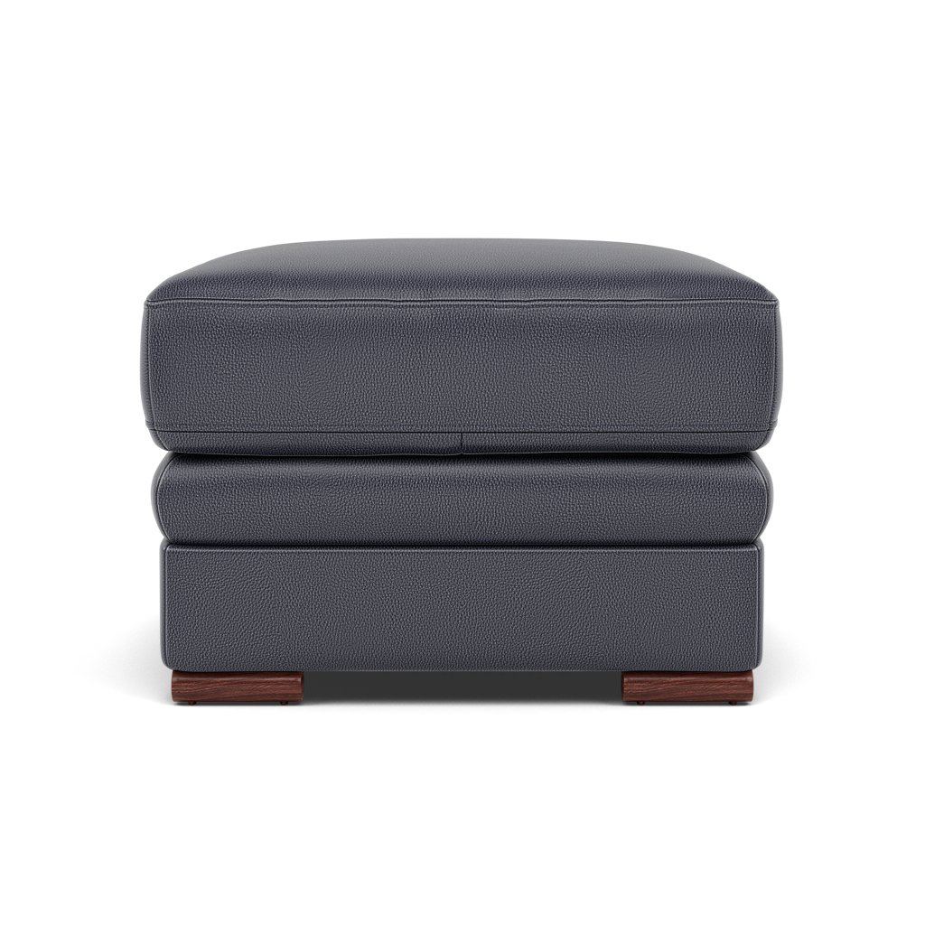 Gino Footstool - Footstool Cat 60 Sterling Home 18 Cat-60/18 Montana Lavender Grey Wooden Feet