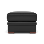 Gino Footstool - Footstool Cat 60 Sterling Home 22 Cat-60/22 Montana Jet Black Wooden Feet