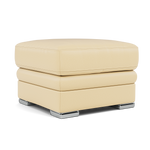 Gino Footstool - Footstool Cat 60 — Cat-60/04 Montana Vanilla Cream / Metal Feet, gallery image 1