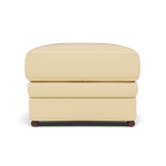 Gino Footstool - Footstool Cat 60 — Cat-60/04 Montana Vanilla Cream / Wooden Feet, gallery image 2