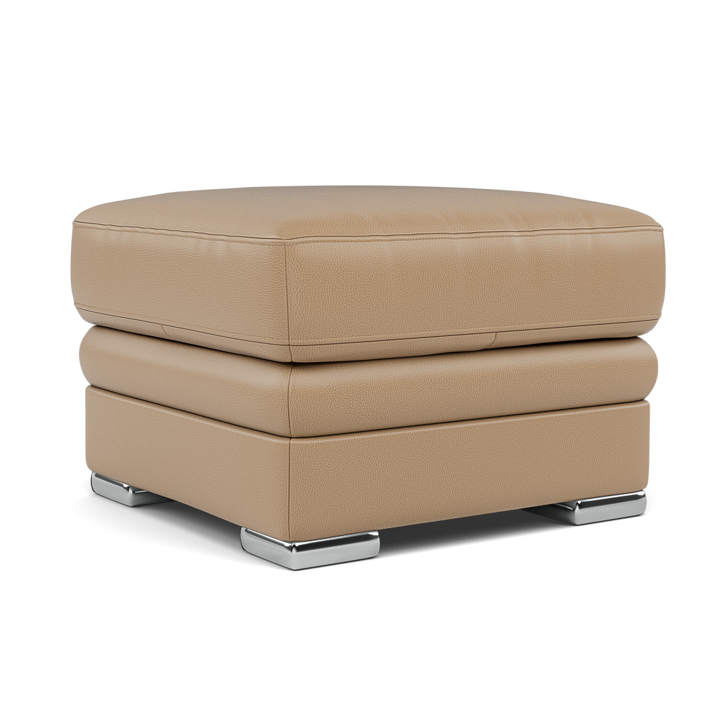 Gino Footstool - Footstool Cat 60 — Cat-60/06 Montana Barley / Metal Feet, gallery image 1