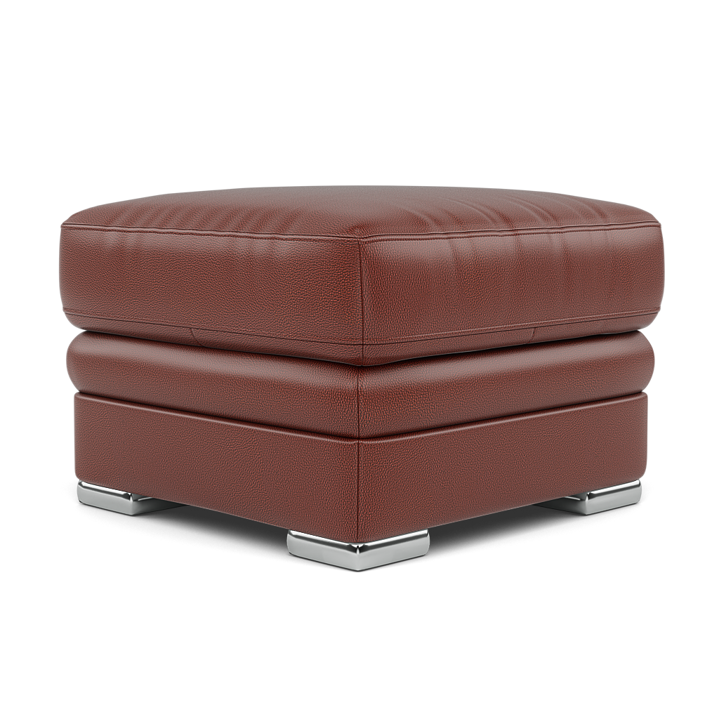 Gino Footstool - Footstool Cat 60 — Cat-60/07 Montana Butterscotch / Metal Feet, gallery image 3