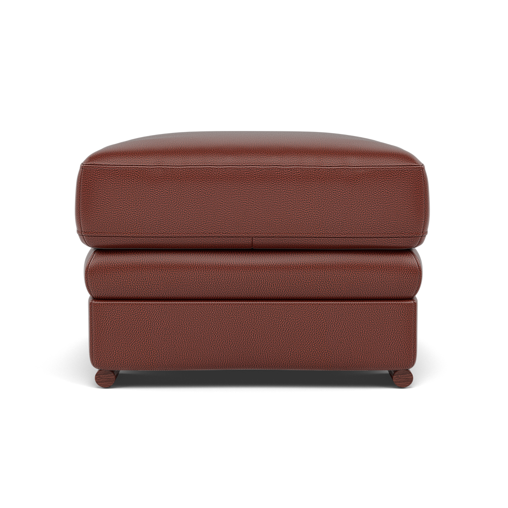 Gino Footstool - Footstool Cat 60 — Cat-60/07 Montana Butterscotch / Wooden Feet, gallery image 2