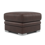 Gino Footstool - Footstool Cat 60 — Cat-60/08 Montana Chocolate / Metal Feet, gallery image 3