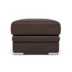 Gino Footstool - Footstool Cat 60 — Cat-60/08 Montana Chocolate / Metal Feet, gallery image 2