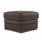 Gino Footstool - Footstool Cat 60 — Cat-60/08 Montana Chocolate / Wooden Feet, gallery image 3