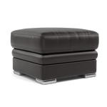 Gino Footstool - Footstool Cat 60 — Cat-60/09 Montana Black Coffee / Metal Feet, gallery image 1