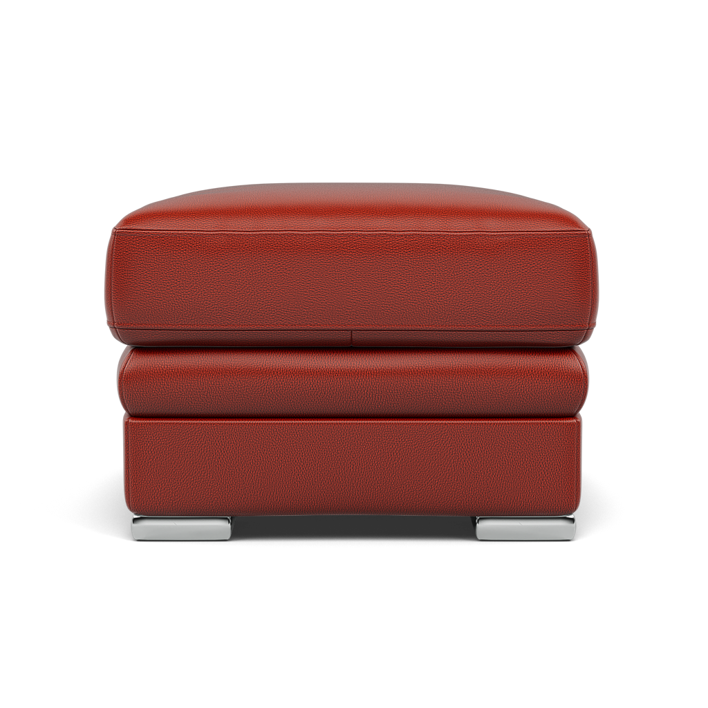 Gino Footstool - Footstool Cat 60 — Cat-60/11 Montana Flame / Metal Feet, gallery image 2