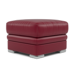 Gino Footstool - Footstool Cat 60 — Cat-60/13 Montana Cranberry / Metal Feet, gallery image 3