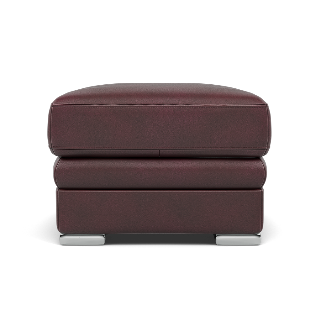 Gino Footstool - Footstool Cat 60 — Cat-60/15 Montana Ruby / Metal Feet, gallery image 2