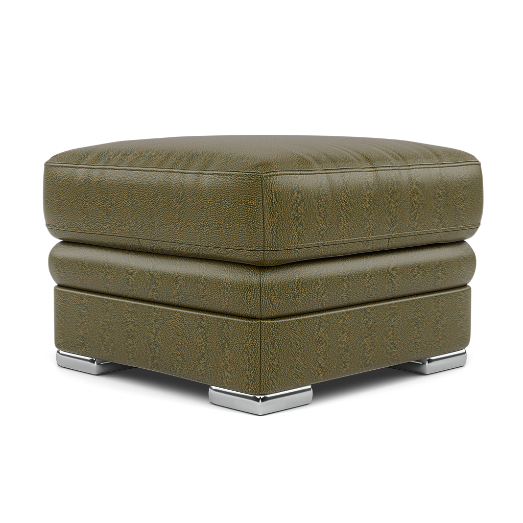 Gino Footstool - Footstool Cat 60 — Cat-60/16 Montana Oregano / Metal Feet, gallery image 3