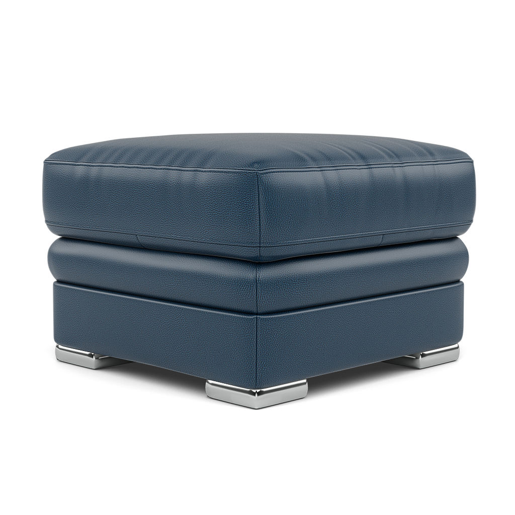 Gino Footstool - Footstool Cat 60 — Cat-60/17 Montana Ocean / Metal Feet, gallery image 3