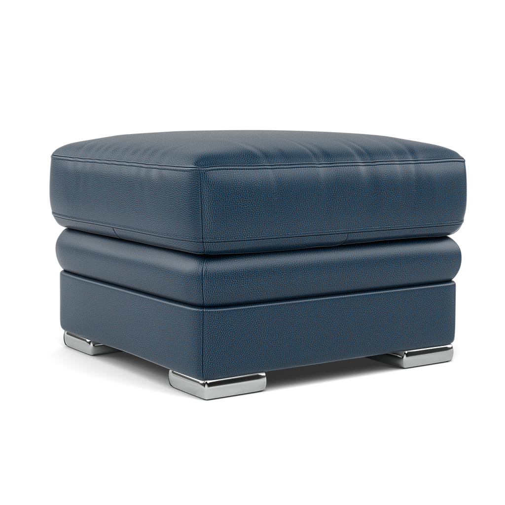 Gino Footstool - Footstool Cat 60 — Cat-60/17 Montana Ocean / Metal Feet, gallery image 1
