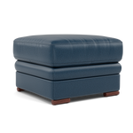 Gino Footstool - Footstool Cat 60 — Cat-60/17 Montana Ocean / Wooden Feet, gallery image 1