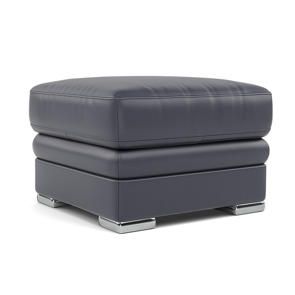 Gino Footstool - Footstool Cat 60 — Cat-60/18 Montana Lavender Grey / Metal Feet, gallery image 1