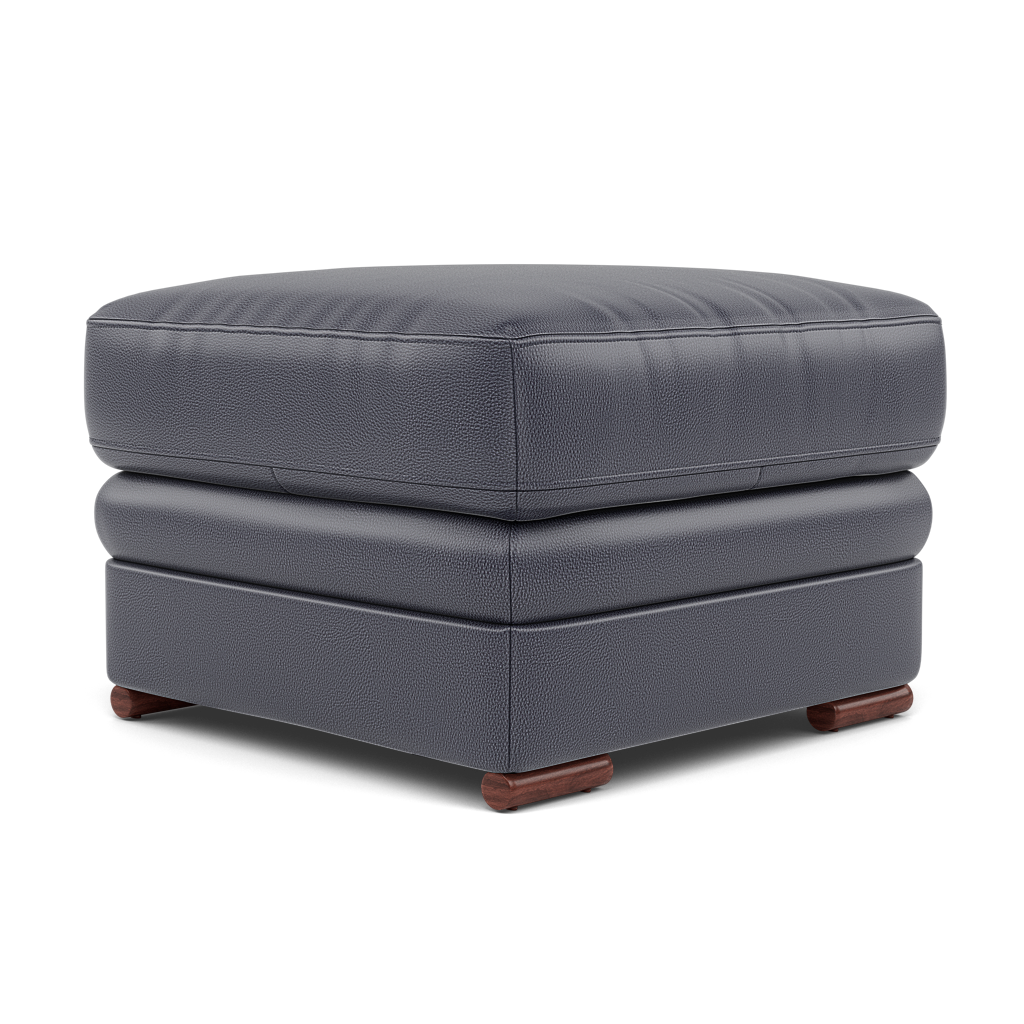 Gino Footstool - Footstool Cat 60 — Cat-60/18 Montana Lavender Grey / Wooden Feet, gallery image 3