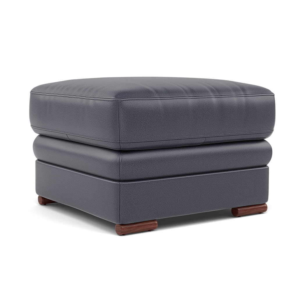 Gino Footstool - Footstool Cat 60 — Cat-60/18 Montana Lavender Grey / Wooden Feet, gallery image 1