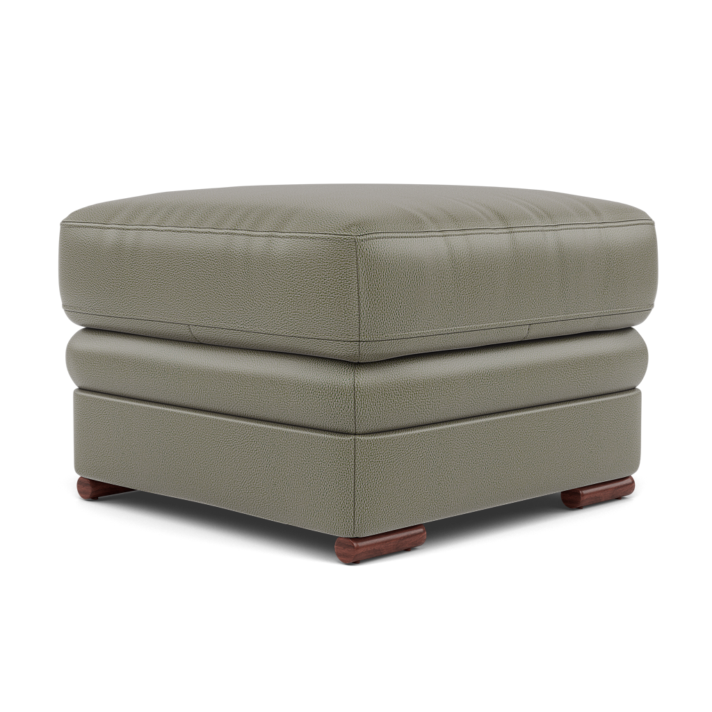 Gino Footstool - Footstool Cat 60 — Cat-60/20 Montana Pewter / Wooden Feet, gallery image 3