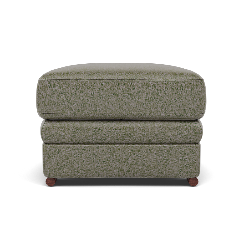 Gino Footstool - Footstool Cat 60 — Cat-60/20 Montana Pewter / Wooden Feet, gallery image 2