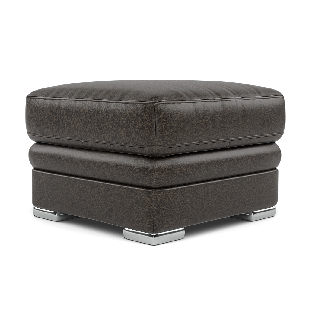 Gino Footstool - Footstool Cat 60 — Cat-60/21 Montana Storm / Metal Feet, gallery image 3