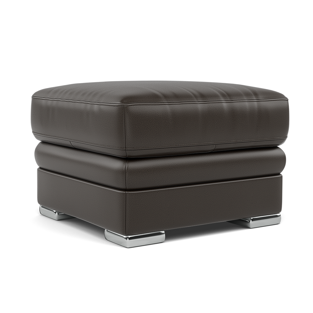 Gino Footstool - Footstool Cat 60 — Cat-60/21 Montana Storm / Metal Feet, gallery image 1